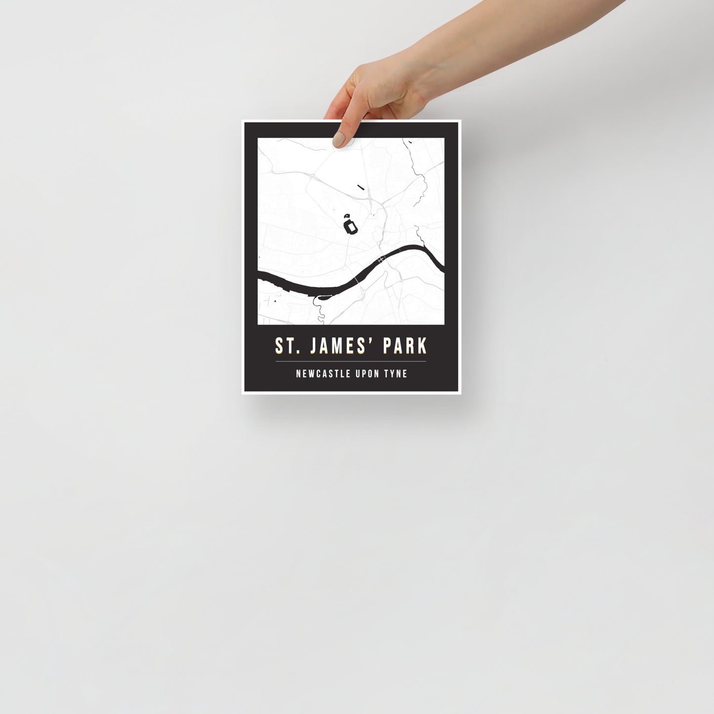 St. James' Park Map Poster | Newcastle