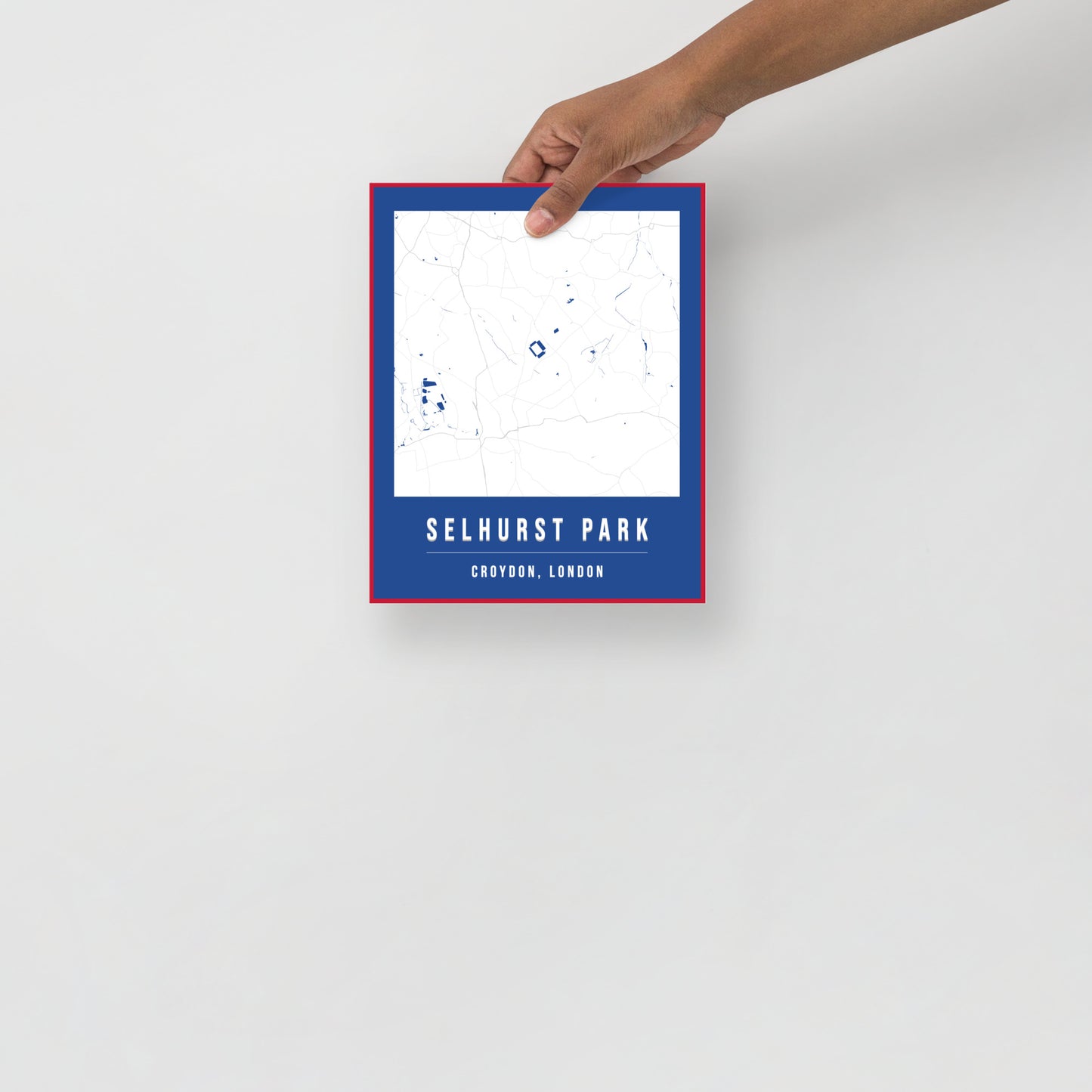 Selhurst Park Map Poster | London