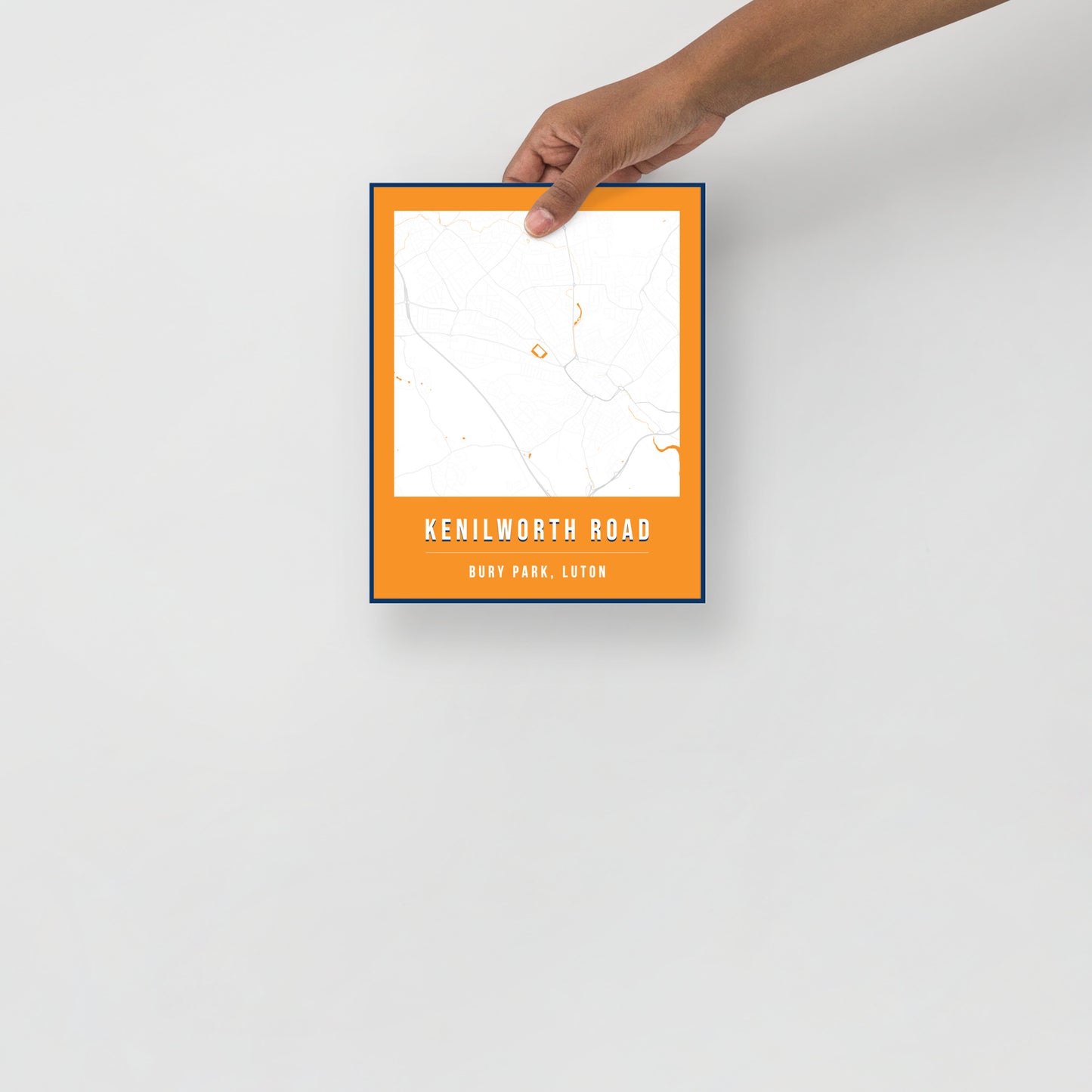 Kenilworth Road Map Poster | Luton – Shop Maapify