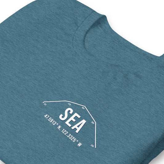 Unisex SEA Outfield Wall T-Shirt | Teal | Navy