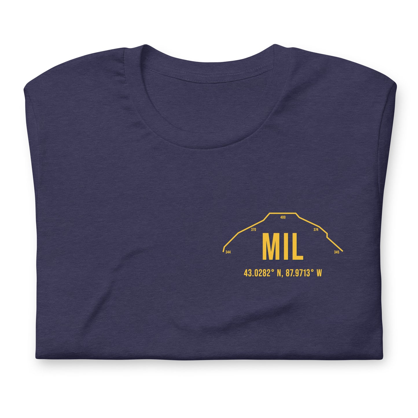 Unisex MIL Outfield Wall T-Shirt | Beige | Navy